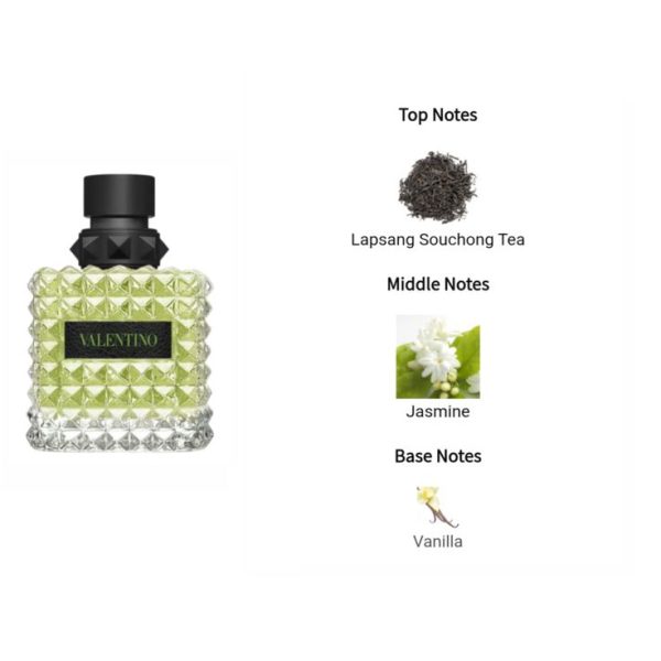 عطر مستر کوالیتی ولنتینو دونا گرین Valentino Donna Born in Roma Green