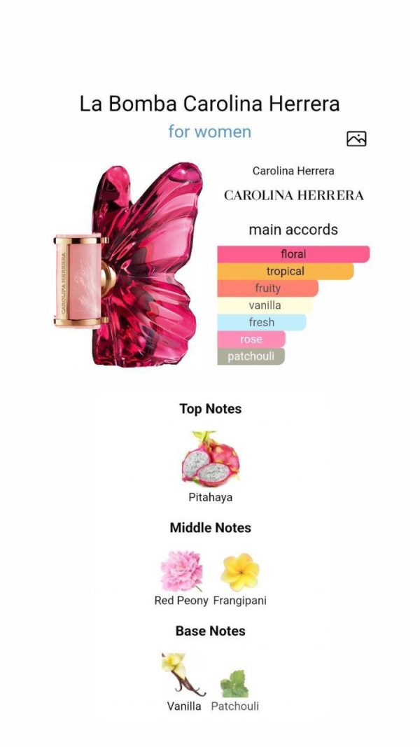 عطر مستر زنانه لا بومبا از برند کارولینا هررا Carolina Herrera La Bomba