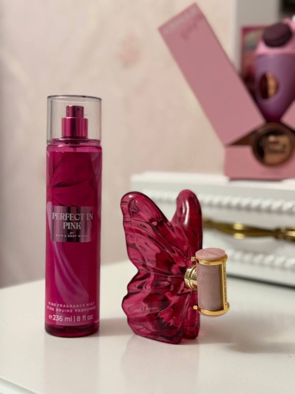 بادی میست اورجینال زنانه بث اند بادی ورکس مدل Bath & Body Works Perfect in Pink Fine Fragrance Mist
