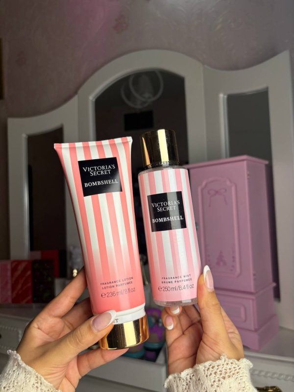 ست میست و لوشن ویکتوریا سکرت بامبشل bath & body Bombshell